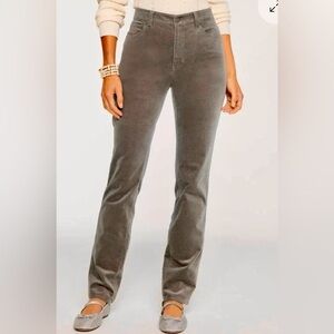 Talbots Straight Leg Stretch Corduroy Pants